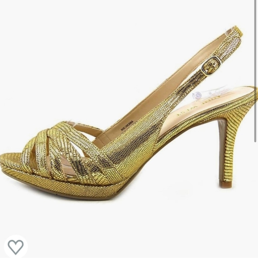 Nine West Gold Heel